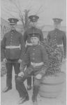 Royal Marines in Fort Rowner (Siege Train shed in the background)