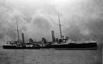 Halcyon 1894: Dryad Class Torpedo Gunboat: Channel Squadron: ; One of the last class of TGBs.