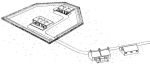 Isometric drawing of Woldingham Mobilisation Centre by Roger Gill