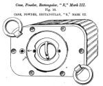 Case, Powder, Rectangular 'R' Mark III