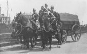 A.S.C with Wagon, Artillery Mark I on Southsea Common 1896