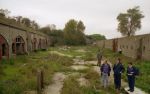 Fort Borstal: Chatham: Kent: Rear casemates and gorge wall