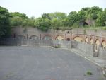 Fort Burgoyne: Parade and casemates