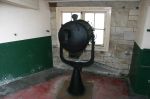 Calshot Castle: Carbon Arc Signal Projector from H.M.S. Tiger fitted to original searchlight position