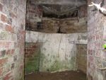 Cliff End Battery: Interior of bunker