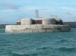 St. Helens Fort central gun casemate