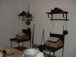 Fort George: Barrack room interior circa 1866