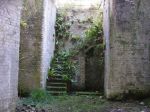 Hoo Fort: steps fom magazine level to gun floor level