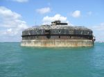 Horse Sand Fort: Spithead, Hampshire: The fort from the sea