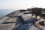 Horse Sand Fort: Spithead, Hampshire: The apron of the upper gun deck