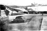 Kings Bastion and Long Curtain: Portsmouth: Old photograph looking towards Long Curtain from the old Saluting Battery