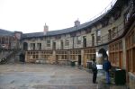 Landguard Fort: central parade with officers' quarters
