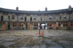 Landguard Fort: Central parade with officers' quarters