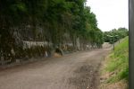 Fort Lantin: View along Left Lateral towards Head Casemate