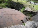 Fort Loncin: Destroyed 12cm turret
