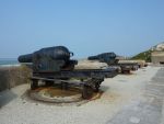 Old Needles Battery: Isle of Wight: 9inch R.M.L. on replica carriage