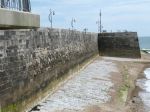 Point Battery and Barracks: Old Portsmouth: Hampshire: Sea face of the Old Saluting Battery