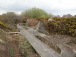 Priddy's Hard: Ditch with sites of cordite filling rooms