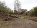 Priddy's Hard: View along ditch