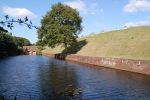 Fort Rowner: Gosport: Hampshire: The main west rampart and moat.(Chris Rayner)
