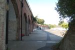 Fort Rowner: Gosport: Hampshire: The west barrack casemates.(Chris Rayner)