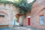 Fort Rowner: Gosport: Hampshire: The north shoulder with magazine beneath the gun ramp.(Chris Rayner)