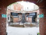 Spitbank Fort: Spithead: Portsmouth: The central courtyard viewed from the entrance passage