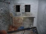 Stokes Bay Lines: Gosport: No.2 Battery cartridge store with issue hatches in 2010