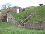 Tibury Fort: Thames defences: West Bastion 9-inch RML Expense Magazine and Store.