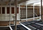 HMS Warrior 1860: Portsmouth Hampshire:  Sailor's kit storage area