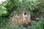 Yaverland Battery: Isle of Wight: The caponier in the southern ditch.