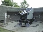 Replica Moncrieff mounting with replica 7-inch RBL: Crownhill Fort Plymouth
