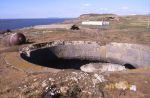 Moncrieff pit on Flatholm Island for a 7-inch of tons  Pattern I